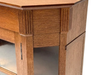 Art Nouveau One-Door Cabinet by H.F. Jansen & Zonen Amsterdam, 1900s